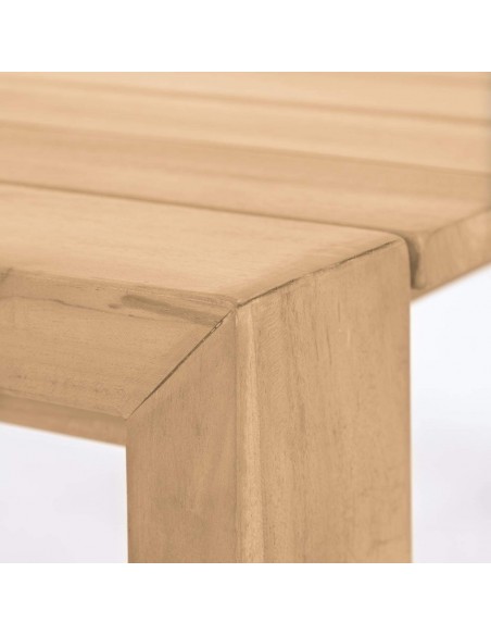 Mesa de exterior Victoire 240 x 110 cm, madera maciza de teca.