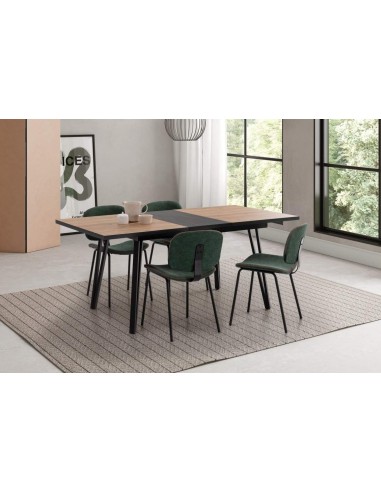 MESA EXTENSIBLE CLEO 140/180 x 90, NATURAL con...