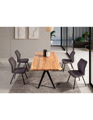 MESA DE COMEDOR MUDRI 200 x 100, ACACIA y PATA...