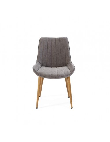 Cadeira de jantar GYM, pernas de metal sintético.