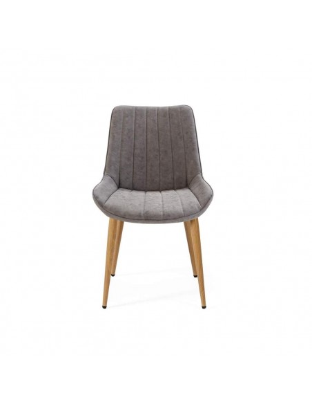 Cadeira de jantar GYM, pernas de metal sintético.