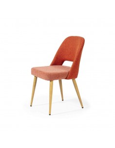 Silla de comedor en tejido combinado MOCCIA, patas...
