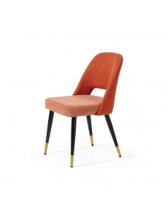 Silla de comedor en tejido combinado MOCCIA, patas... 2