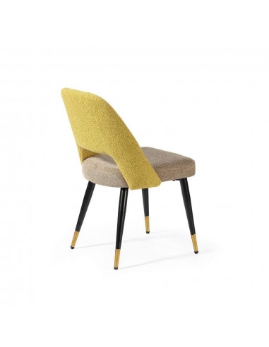 Cadeira de jantar MOCCIA em tecido combinado,...