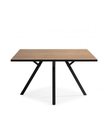 MESA DE JANTAR QUADRADA BENI 136 X 136 cm. NATURAL e BOCAMINA.