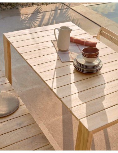 Mesa de exterior Victoire 160 x 90 cm, madera...