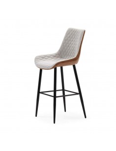 Banco SAIDI combinado em tecido e couro sintético, metal... 2