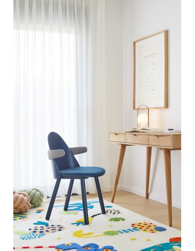 TEULAT SILLA CON BRAZOS UMA, Azul