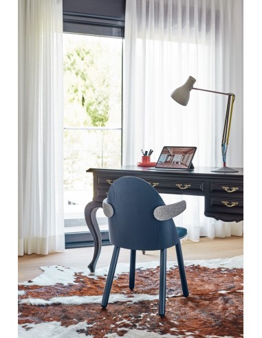 TEULAT SILLA CON BRAZOS UMA, Azul