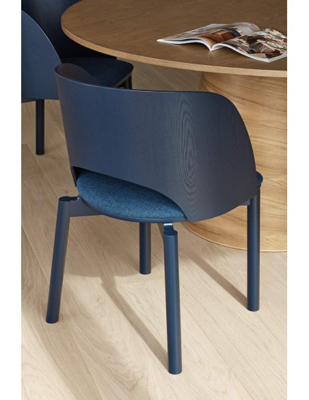 TEULAT SILLA DE DISEÑO DAM, MADERA MARINO