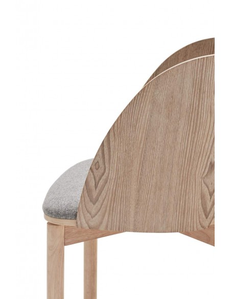 TEULAT SILLA DE DISEÑO DAM, MADERA Natural