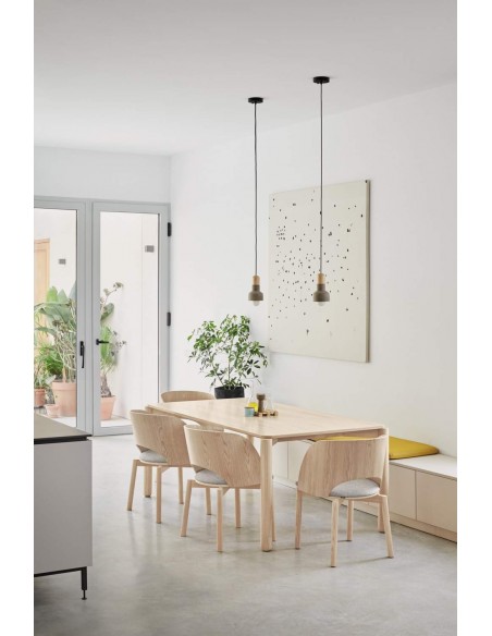 TEULAT SILLA DE DISEÑO DAM, MADERA Natural