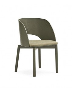TEULAT SILLA DE DISEÑO DAM, MADERA VERDE