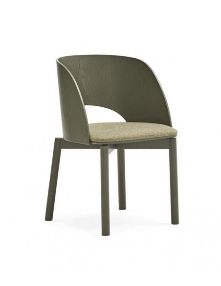 TEULAT SILLA DE DISEÑO DAM, MADERA VERDE