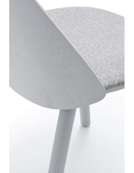 TEULAT SILLA de diseño UMA, GRIS CLARO