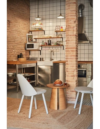 TEULAT SILLA de diseño UMA, GRIS CLARO