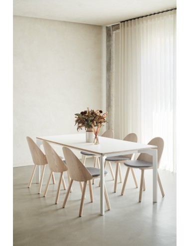 TEULAT SILLA DE DISEÑO UMA, madera natural