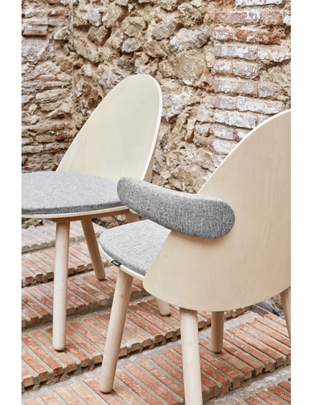 TEULAT DESIGN CADEIRA UMA, madeira natural