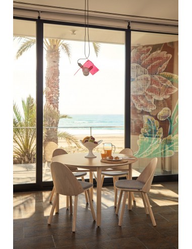 TEULAT SILLA DE DISEÑO UMA, madera natural