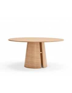 Teulat MESA REDONDA MINIMALISTA CEP 157, color Fresno...