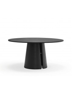 MESA REDONDA MINIMALISTA Teulat CEP 157, cor Preto.