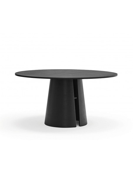 Teulat MESA REDONDA MINIMALISTA CEP 157, color Negro.