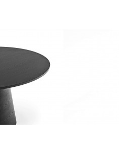 Teulat MESA REDONDA MINIMALISTA CEP 157, color Negro. 2