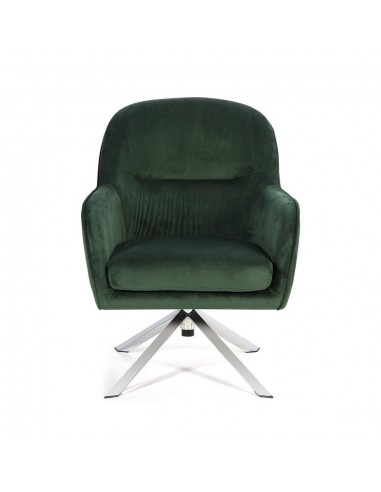 Sillón giratorio de Terciopelo CLYDE con patas...