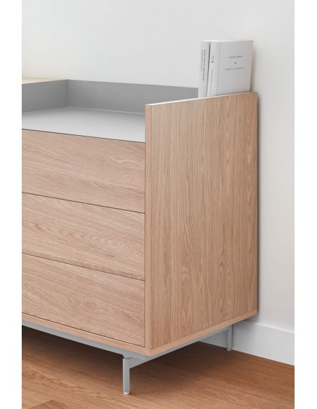 TEULAT APARADOR VALLEY 150X45 COLOR ROBLE/GRIS