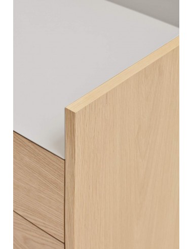 TEULAT MUEBLE TV VALLEY 180X40, COLOR ROBLE/GRIS