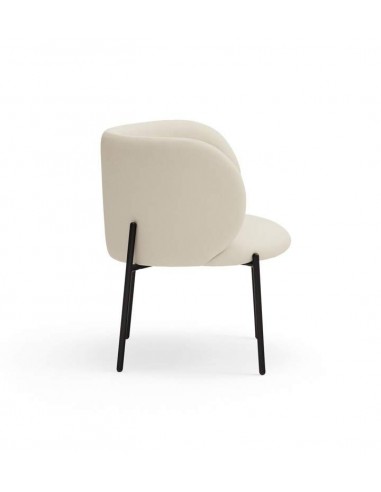 POLTRONA TEULAT MOGI EM COURO SINTÉTICO BEIGE E...