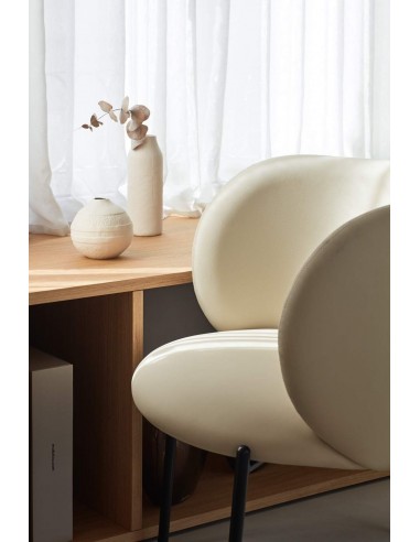 BUTACA DE TEULAT MOGI EN PIEL SINTÉTICA BEIGE Y...