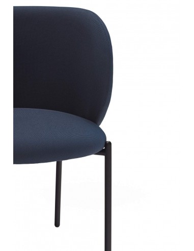 SILLA DE TEULAT MOGI EN TEJIDO AZUL Y PATAS...