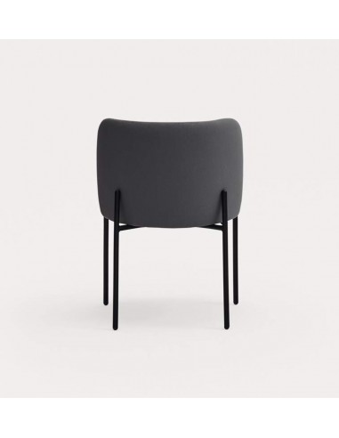 SILLA DE TEULAT MOGI EN TEJIDO GRIS OSCURO Y...