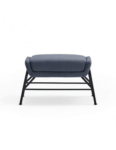 SADIRA OTOMANO EM TECIDO E METAL.