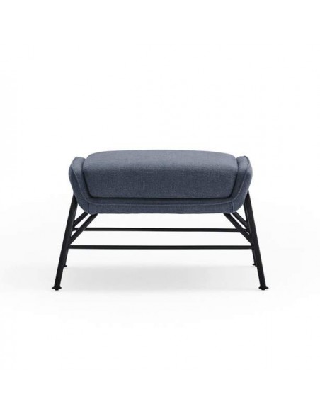 OTTOMAN SADIRA EN TEJIDO Y METAL.