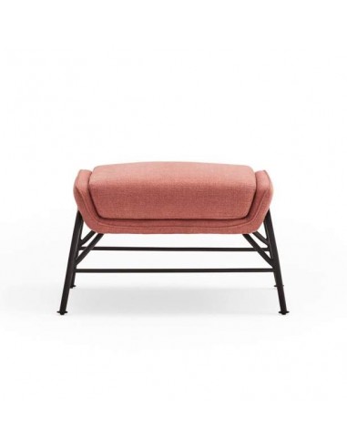 SADIRA OTOMANO EM TECIDO E METAL.