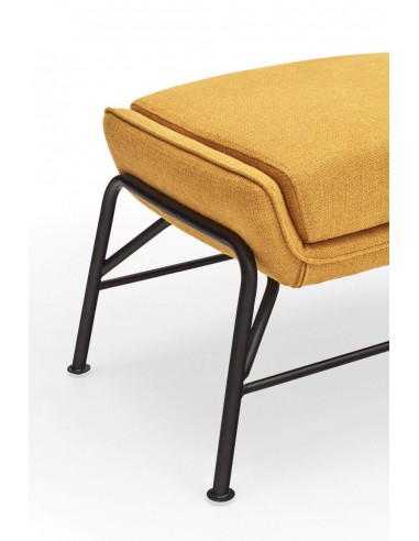 SADIRA OTOMANO EM TECIDO E METAL.