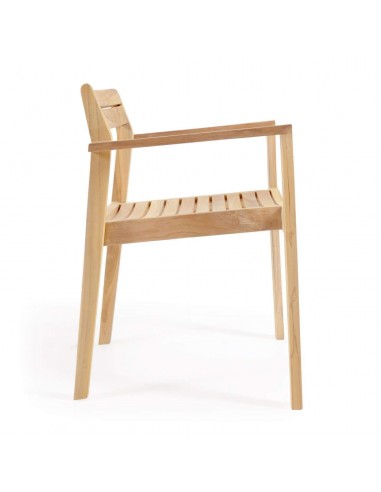 Silla de exterior Victoire de madera maciza de...