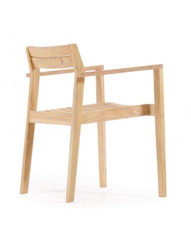 Silla de exterior Victoire de madera maciza de...