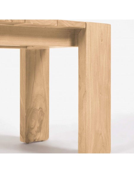 Banco de exterior Victoire de madera maciza de teca 135 cm.