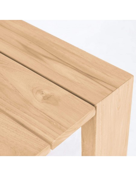 Banco de exterior Victoire de madera maciza de teca 215 cm.