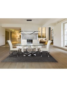 SCHULLER MESA DE COMEDOR CASANDRA 160 X 90, CRISTAL y... 2