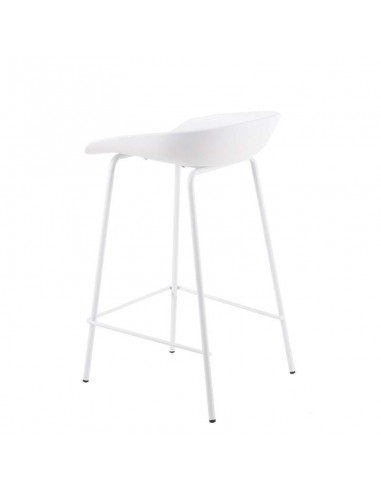 Taburete minimalista Fear 65, plastico, metal