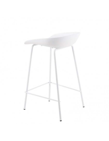 Tamborete minimalista Fear 62, plástico, metal