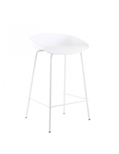 Taburete minimalista Fear 65, plastico, metal