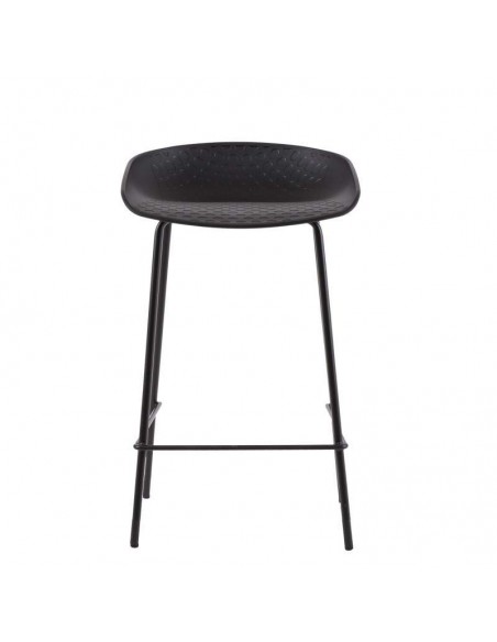 Taburete minimalista Fear 65, plastico, metal