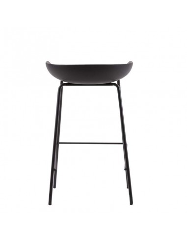 Tamborete minimalista Fear 62, plástico, metal