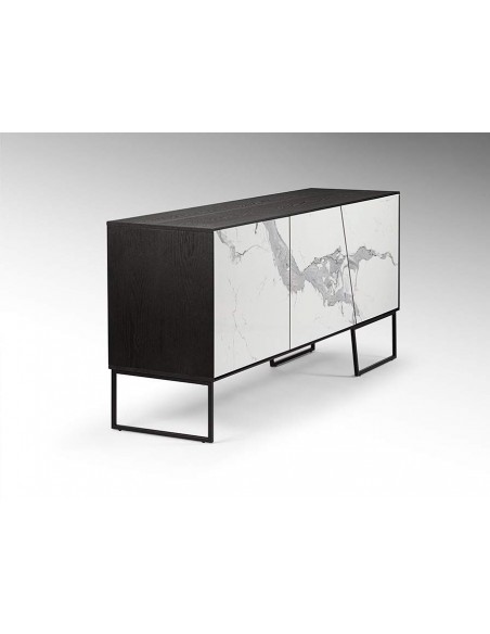 SCHULLER APARADOR KERALA, PORCELANICO BLANCO y fresno NEGRO.