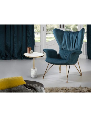 MESA DE APOIO SCHULLER DEKALA 46 cm, Mármore e...